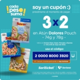 Cupones Soriana Soriticket fin de semana 5 al 8 de mayo: 3×2 en atún Dolores pouch