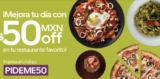 Cupones Uber Eats de 30% de descuento en tacos y tortas y $50 en otros restaurantes