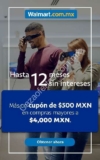 Cupón Walmart Paypal de $500 en compras de $4,000 o más + 12 MSI