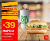 Cupones Martes de McDonalds 15 de octubre 2019