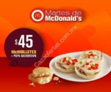 Cupones Martes de McDonalds 16 de octubre 2018