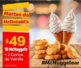 Cupones Martes de McDonalds 3 de septiembre 2019