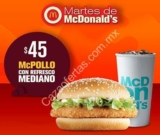 Cupones Martes de McDonalds 6 de noviembre 2018