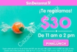 Código Sin Delantal Semana Rosa con $30 de descuento de 11 a 18 hrs