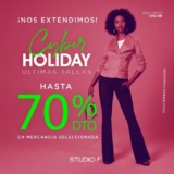 Cyber Holiday Studio F: Hasta 70% de descuento en últimas piezas
