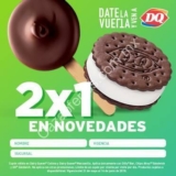 Cupón Dairy Queen 2×1 en novedades