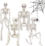 4 pack esqueletos de decoración para Halloween o Día de Muertos en su precio más barato + cupón adicional
