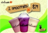Oferta de primavera: 2 smoothies por $79 en Delicafé