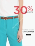 30% de descuento en todos los cinturones en la tienda online de Julio