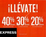 Descuentos escalonados en Express: Hasta 40% de descuento dependiendo tu monto de compra