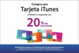 20% de descuento en segunda tarjeta iTunes en iShop Mixup