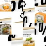 Cupón de 25% de descuento en Mr Sushi Torre Mayor durante agosto