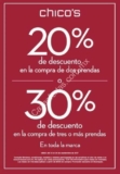 Descuentos escalonados en Chicos: Hasta 30% de descuento este fin de semana