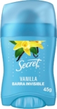 Desodorante antitranspirante para mujer Secret Vanilla Barra Invisible baja de precio