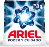 Detergente en polvo Ariel Poder y Cuidado bolsa de 750 g baja de precio