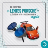 En Devlyn compra unos lentes marca Porsche y llévate un carrito coleccionable de regalo