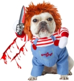 Disfraz de Halloween para mascotas Chucky Muñeco Diabólico baja a un gran precio