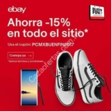 Código eBay Buen Fin 2017: 15% de descuento en todo el sitio