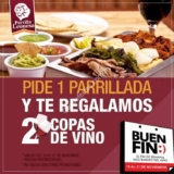 Promoción Parrilla Leonesa El Buen Fin 2016: 2 copas de vino gratis en la compra de una parrillada