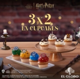 3×2 en cupcakes Harry Potter en El Globo