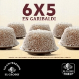 En pastelerías el Globo 6×5 en Garibaldis