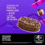 Promociones El Globo Día de las Madres: Compra un pastel y llévate helado u otro pastel a precio especial