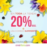 20% de descuento en toda la tienda con cupón en Enviaflores.com