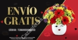 Envío gratis en Enviaflores.com este semana con el cupón TEMANDOUNBESO