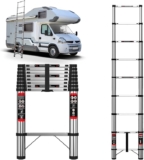Escalera telescópica plegable de 2.6 m baja a su menor precio