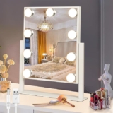 Espejo de maquillaje ajustable con luces LED baja de precio