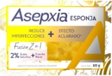 Jabón esponja Asepxia reduce imperfecciones y efecto aclarado baja a un excelente precio