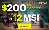 En Best Buy $200 en cupones por cada $2,000 de compra con tarjetas BBVA