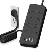 Extensión multicontacto con 8 entradas eléctricas, 3 USB y 1 USB-C baja a un precio muy bueno