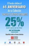 Promoción Fondo de Cultura Económica, 25% de descuento en casi 100 títulos