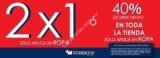 En Ferrioni 2×1 ó 40% de descuento en ropa en toda la tienda