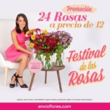 Festival de las rosas Enviaflores: 24 rosas a precio de 12