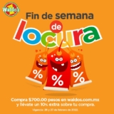 Fin de Semana de Locura Waldos: 10% de descuento adicional y envío gratis este fin de semana