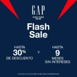 Flash Sale GAP: Hasta 30% de descuento y hasta 9 msi