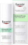 Eucerin DermoPure Oil Control fluido facial hidratante matificante baja de precio