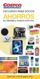 Folleto cuponera Costco 4 al 29 de agosto 2021