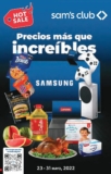 Folleto Cuponera Sams Club Hot Sale 2022 del 23 al 31 de mayo