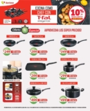Folleto Soriana Canje Puntos Recompensas con sartenes T-Fal, accesorios de cocina y más