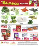 Folleto Soriana en frutas, verduras y carnes del 15 al 18 de enero 2021