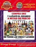 Folleto Soriana Mercado Semana Santa: segundo a mitad de precio en botanas, vinos y licores