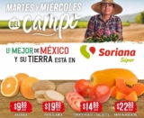 Folleto Soriana Super Martes y Miércoles del Campo 21 y 22 de diciembre 2021