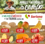 Folleto Soriana Super Martes y Miércoles del Campo 25 y 26 de mayo 2021