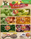 Folleto de ofertas Bodega Aurrerá de frutas y verduras del 21 al 27 de octubre a $5, $10, $15 y $20