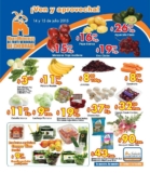 Ofertas frutas y verduras Chedraui 14 y 15 de julio: espinaca $3.50, manzana $15.90, uva $19.90