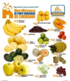 Ofertas Chedraui en frutas y verduras 3 y 4 de noviembre: platano, naranja y papaya con descuento