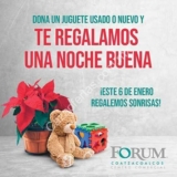 En Forum Coatza nochebuena de regalo si donas un juguete